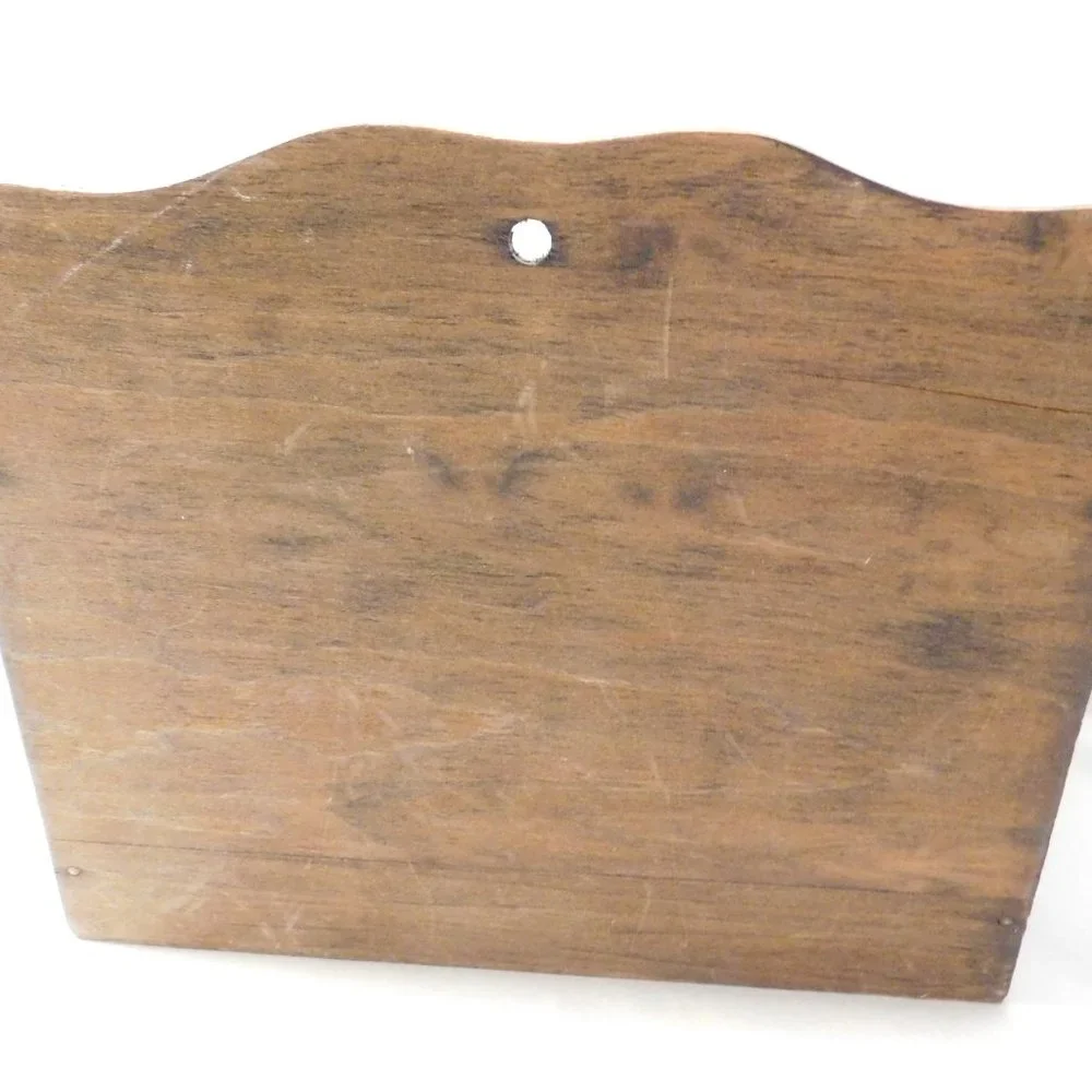 Vintage Patriotic The Union and the Constitution Forever Wood Letter Mail Sorter
